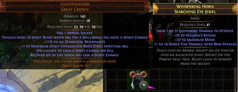 poe abyss|all rare abyss item poe.